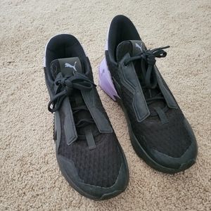 Puma Provoke XT Black and Purple Sneaker